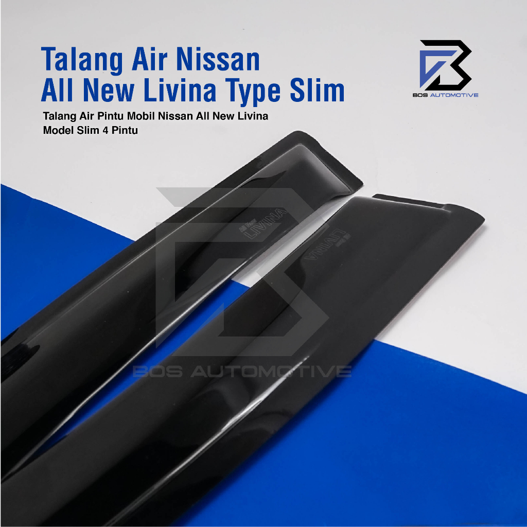 Talang Air Pintu Mobil Nissan All New Livina 2013 â€“ 2020 Model Slim 4 pintu - foto-produk-1
