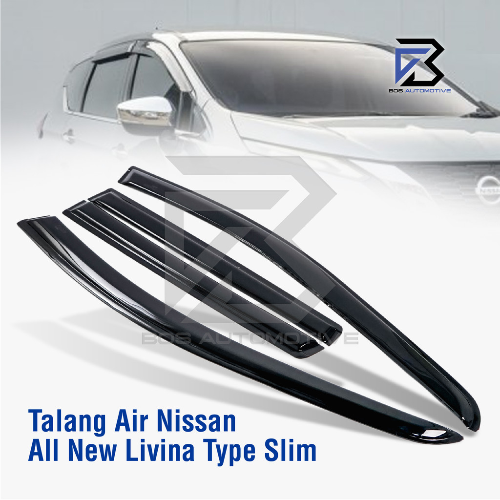 Talang Air Pintu Mobil Nissan All New Livina 2013 â€“ 2020 Model Slim 4 pintu - foto-produk-4
