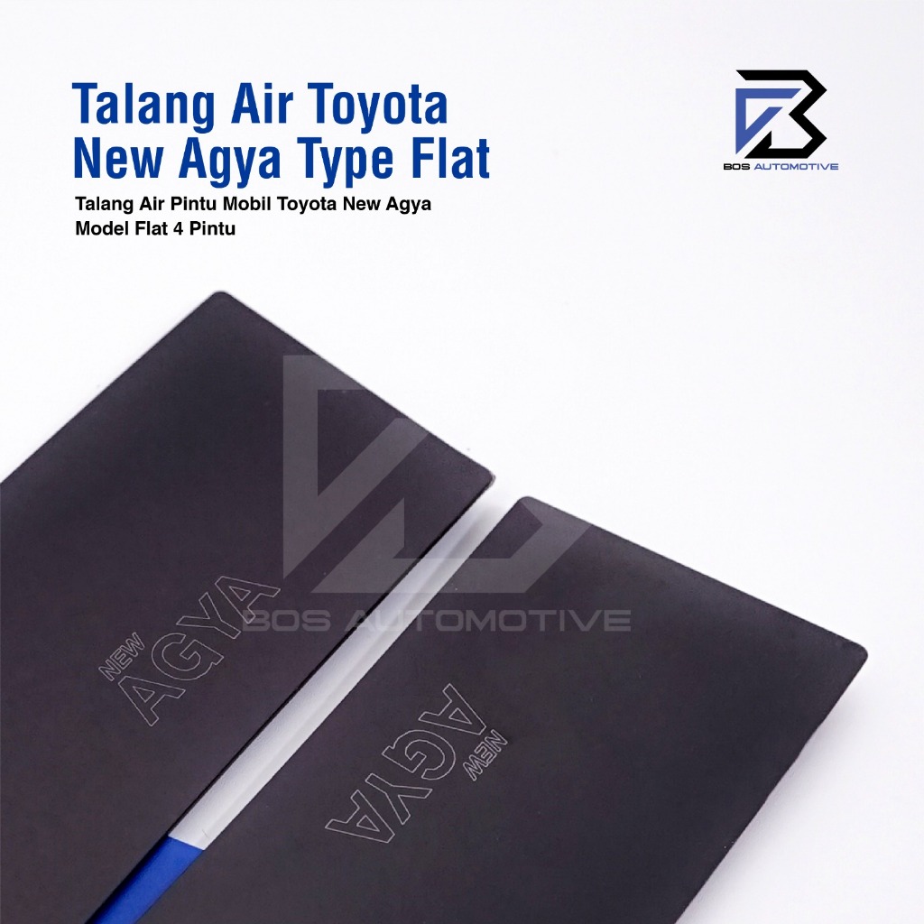 Talang Air Pintu Mobil Toyota New Agya 2022 - 2023 Model Flat Rata 4 Pintu - foto-produk-1