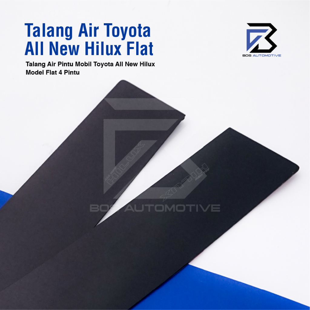 Talang Air Pintu Mobil Toyota  All New Hilux Double Cabin 2016 â€“ 2021 Model Flat Rata 4 Pintu - foto-produk-1