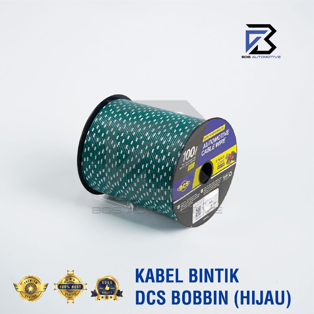 Kabel Bintik 0.85MM x 100M DCS Kabel Otomotif Body Mobil Motor Serabut Tembaga (BOBIN) - foto-variasi-6