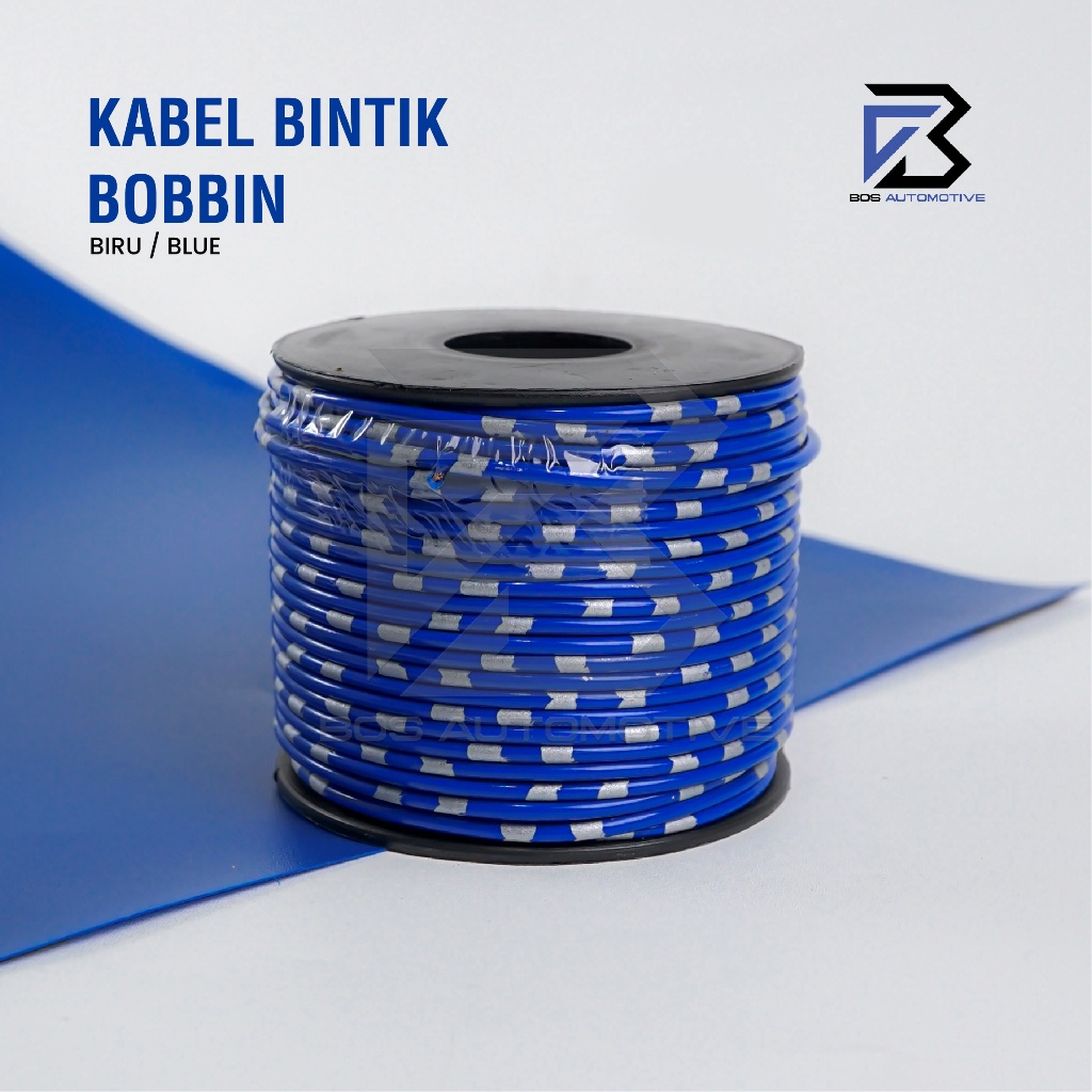 Kabel Bintik AVSS 1.25MM x 50M Kabel Otomotif Body Mobil Motor Serabut Tembaga (Bobin) - foto-variasi-4