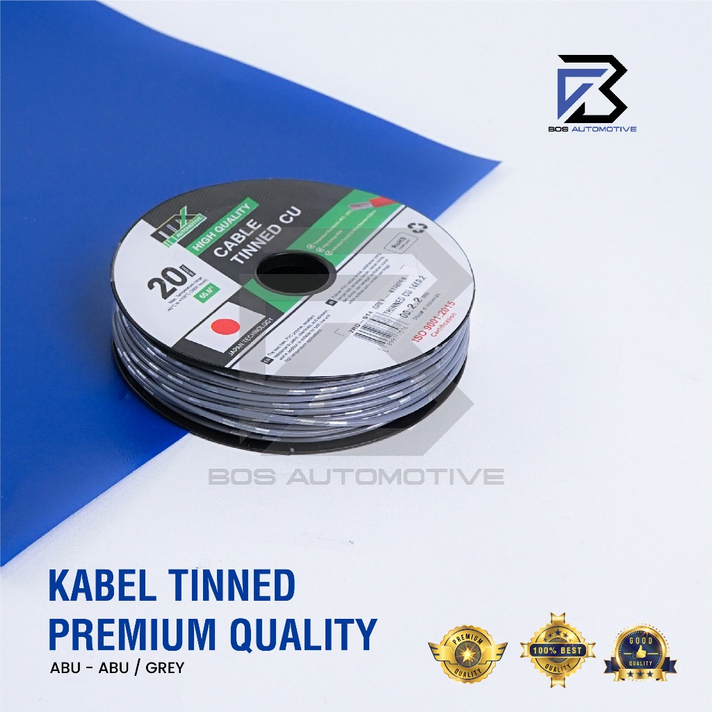 Kabel Bintik Tinned CU 0.5MM X 20M Kabel Body Serabut Lapis Timah MX Cable Mobil Motor Premium - foto-variasi-11