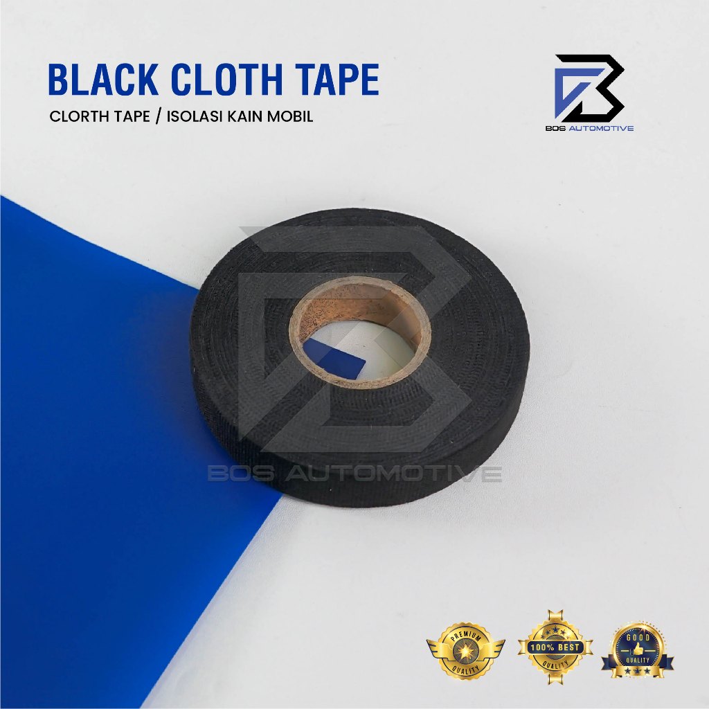 Lakban Kain Cloth Tape Pembungkus Kabel Isolasi Penahan Tahan Panas Isolasi Solatip Kabel Listrik Elektronik High resistant Tape