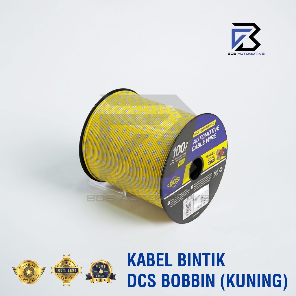 Kabel Bintik 1.5MM x 100M DCS Kabel Otomotif Body Mobil Motor Serabut Tembaga (BOBIN) - foto-variasi-3