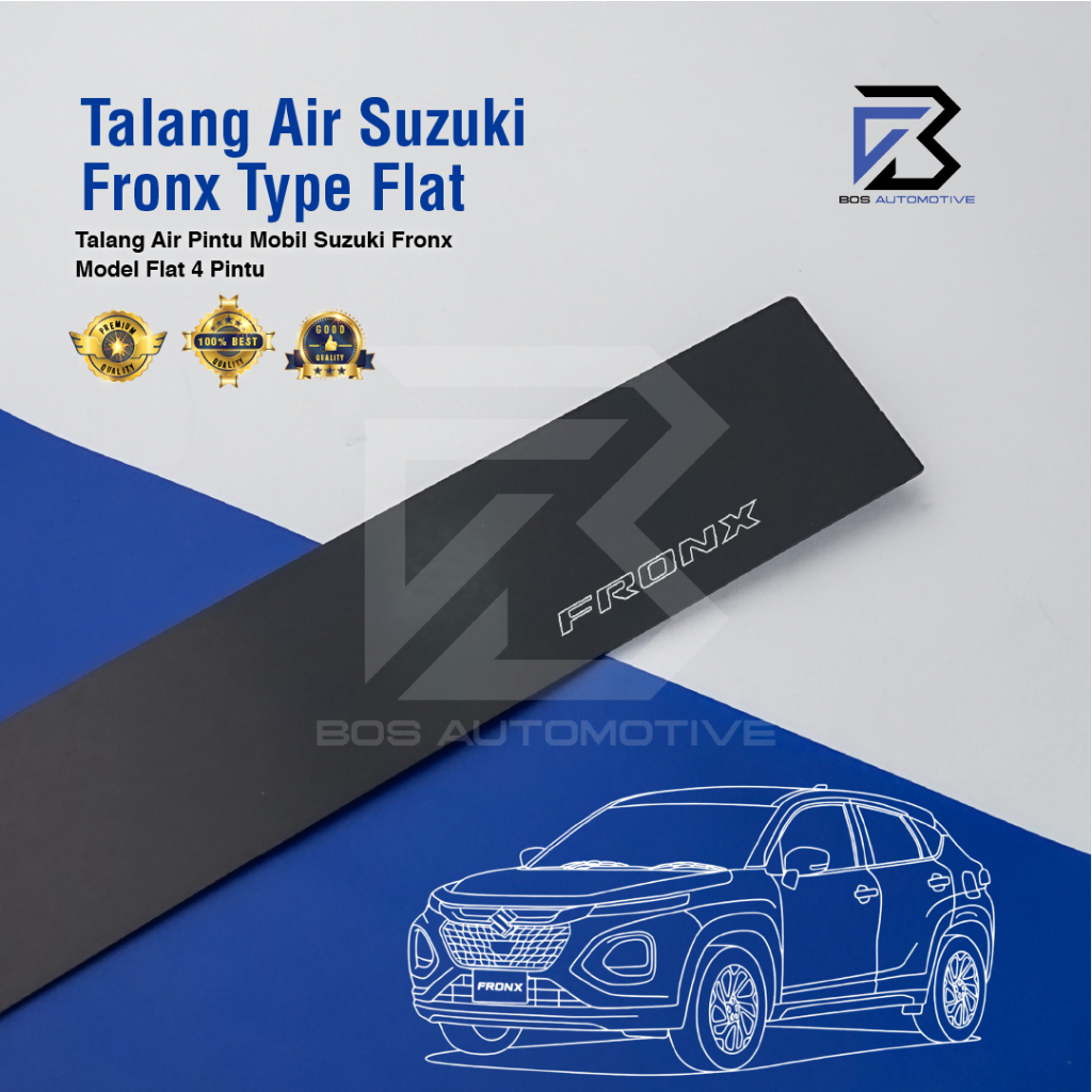 Talang Air Pintu Mobil Suzuki Fronx 2025 â€“ 2027 Model Flat 4 Pintu