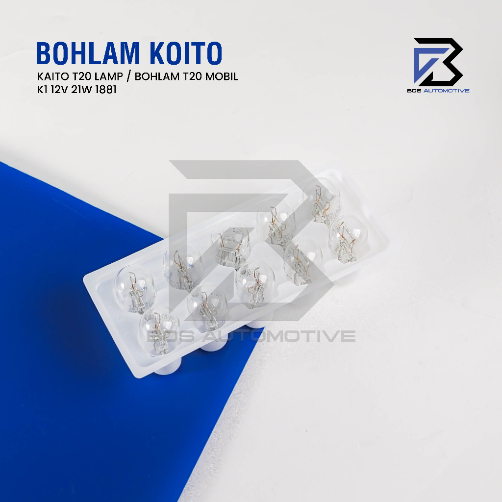 Bohlam KOITO T20 K1 Tancap Colok 12V 21W Lampu Rem Lampu Sein Mobil Tancap Colok Kaki 1 - foto-produk-1