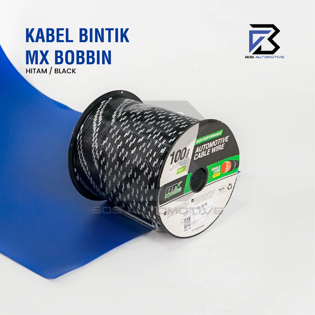Kabel Bintik 0.85MM x 100M MX Cable Body Otomotif Mobil Motor Serabut Tembaga (BOBIN) - foto-produk-4