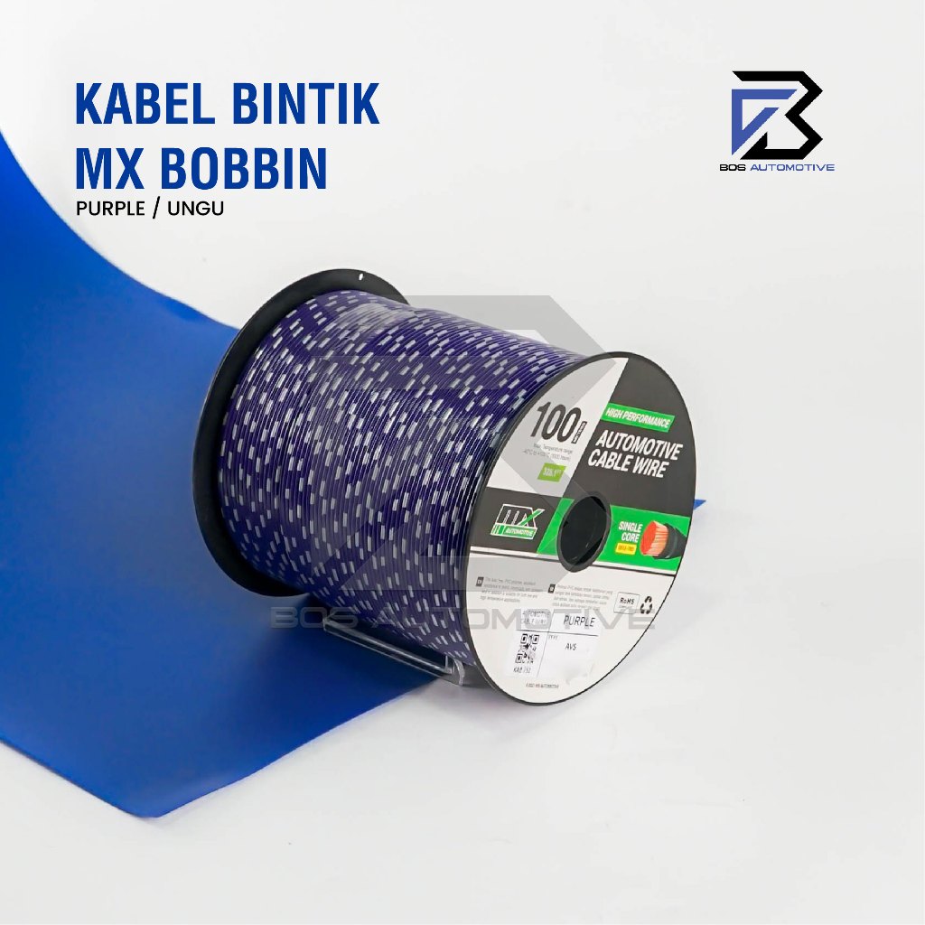 Kabel Bintik 0.85MM x 100M MX Cable Body Otomotif Mobil Motor Serabut Tembaga (BOBIN) - foto-variasi-5