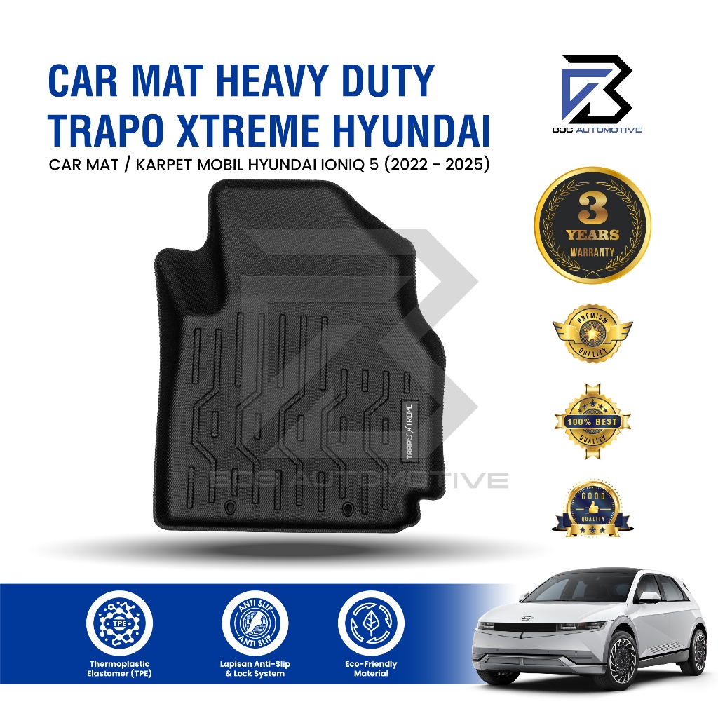 Karpet Mobil HYUNDAI IONIQ 5 (2022 - Sekarang) - Car Mats Premium Trapo 3D Xtreme Original
