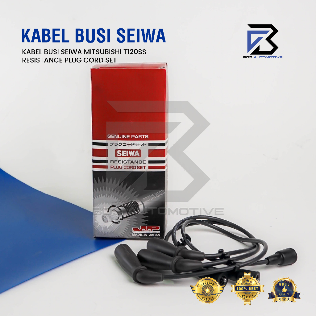 Kabel Busi SEIWA Mitsubishi Colt T120SS Injeksi Injection MN115359 Resistance Plug Cord Set