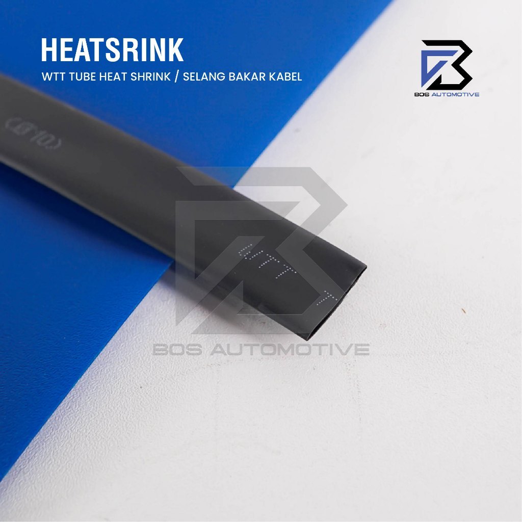 Selang Bakar / Heat Shrink Tube / Selongsong Kabel Bakar / Pelindung Kabel / Selang Kabel / Isolasi Bakar 10MM (100 METER HITAM) - foto-produk-3