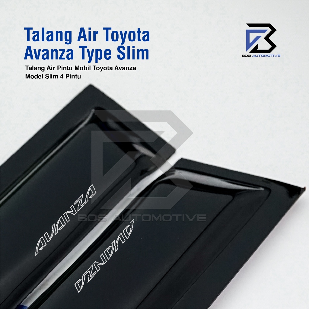 Talang Air Pintu Mobil Toyota Avanza Lama 2004 â€“ 2011 Model Slim 4 Pintu - foto-produk-1