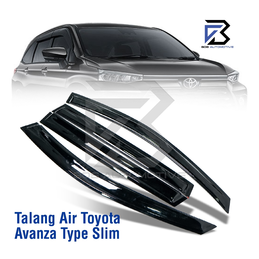 Talang Air Pintu Mobil Toyota Avanza Lama 2004 â€“ 2011 Model Slim 4 Pintu - foto-produk-4
