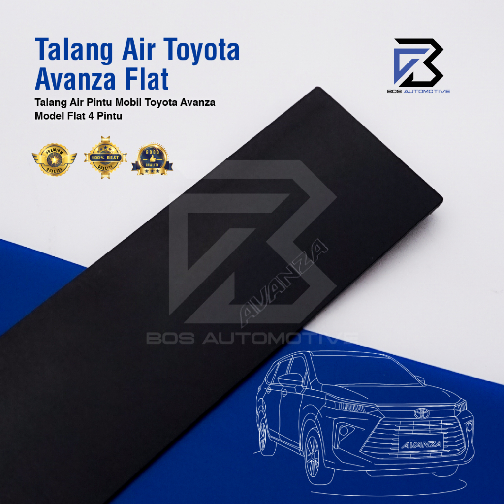 Talang Air Pintu Mobil Toyota Avanza Lama 2004 â€“ 2011 Model Slim 4 Pintu - foto-variasi-1