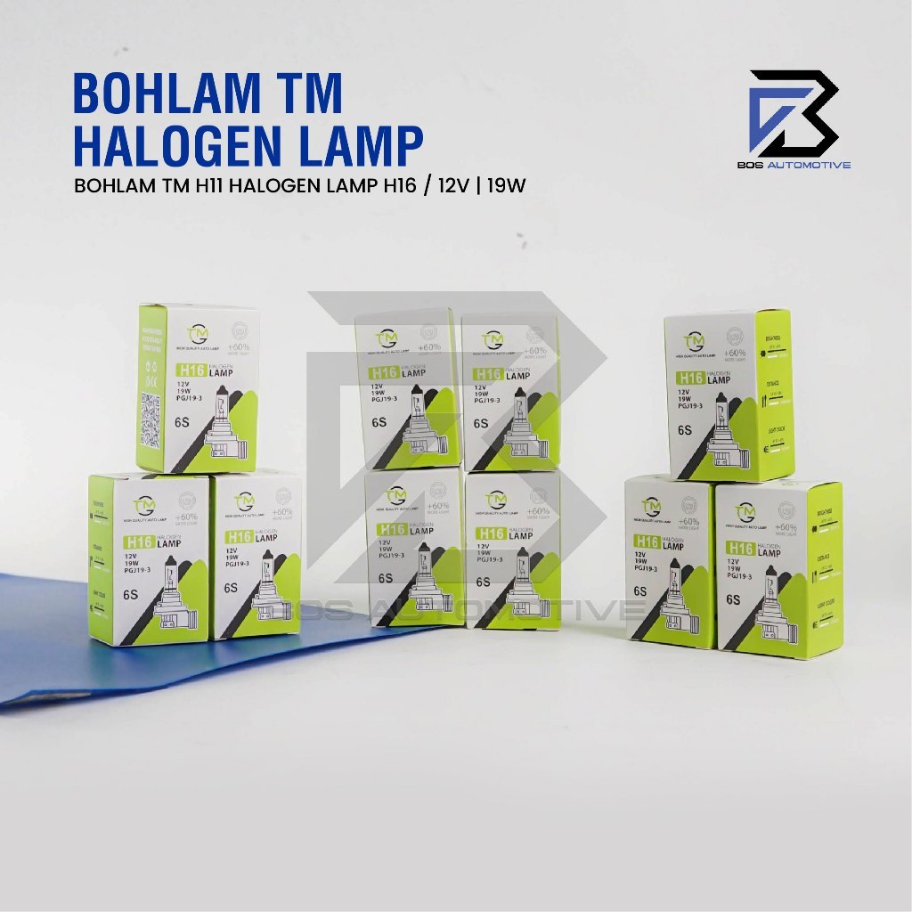 Bohlam TM H16 Halogen 12V 19W PGJ19-3 Lampu Mobil Foglamp Kabut Original - foto-produk-4