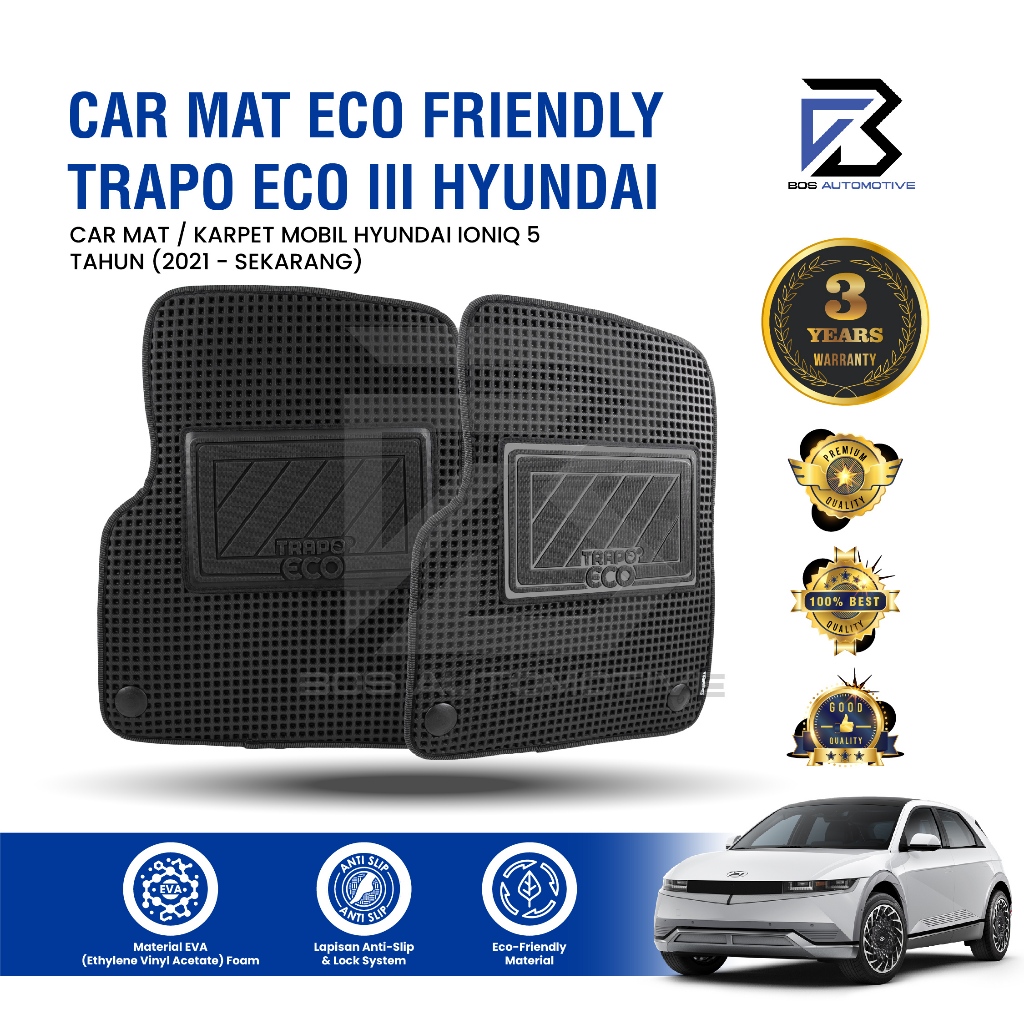 Karpet Mobil HYUNDAI IONIQ 5 2021 - Sekarang Car Mats Premium Trapo Eco III Original