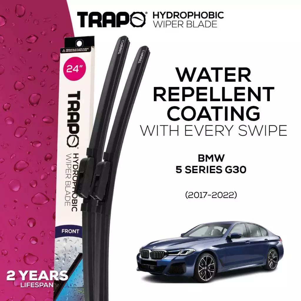 Wiper Blade Trapo Hydrophobic - Wiper Mobil BMW 3 Series | BMW 4 Series | BMW 5 Series - foto-variasi-5