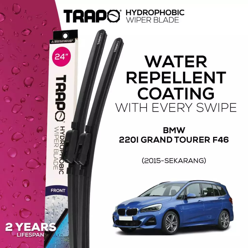 Wiper Blade Trapo Hydrophobic - Wiper Mobil BMW 3 Series | BMW 4 Series | BMW 5 Series - foto-variasi-6
