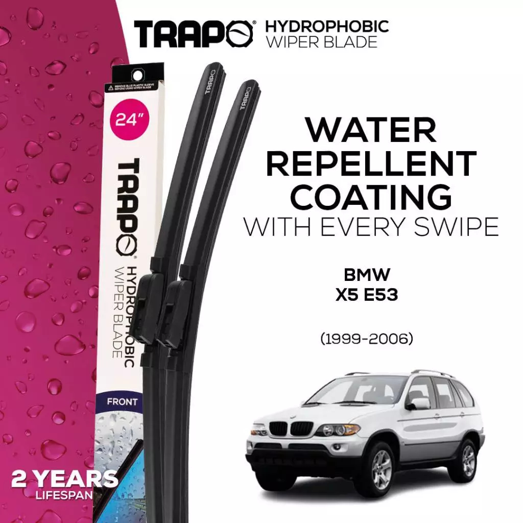 Wiper Blade Trapo Hydrophobic - Wiper Mobil BMW 3 Series | BMW 4 Series | BMW 5 Series - foto-variasi-7