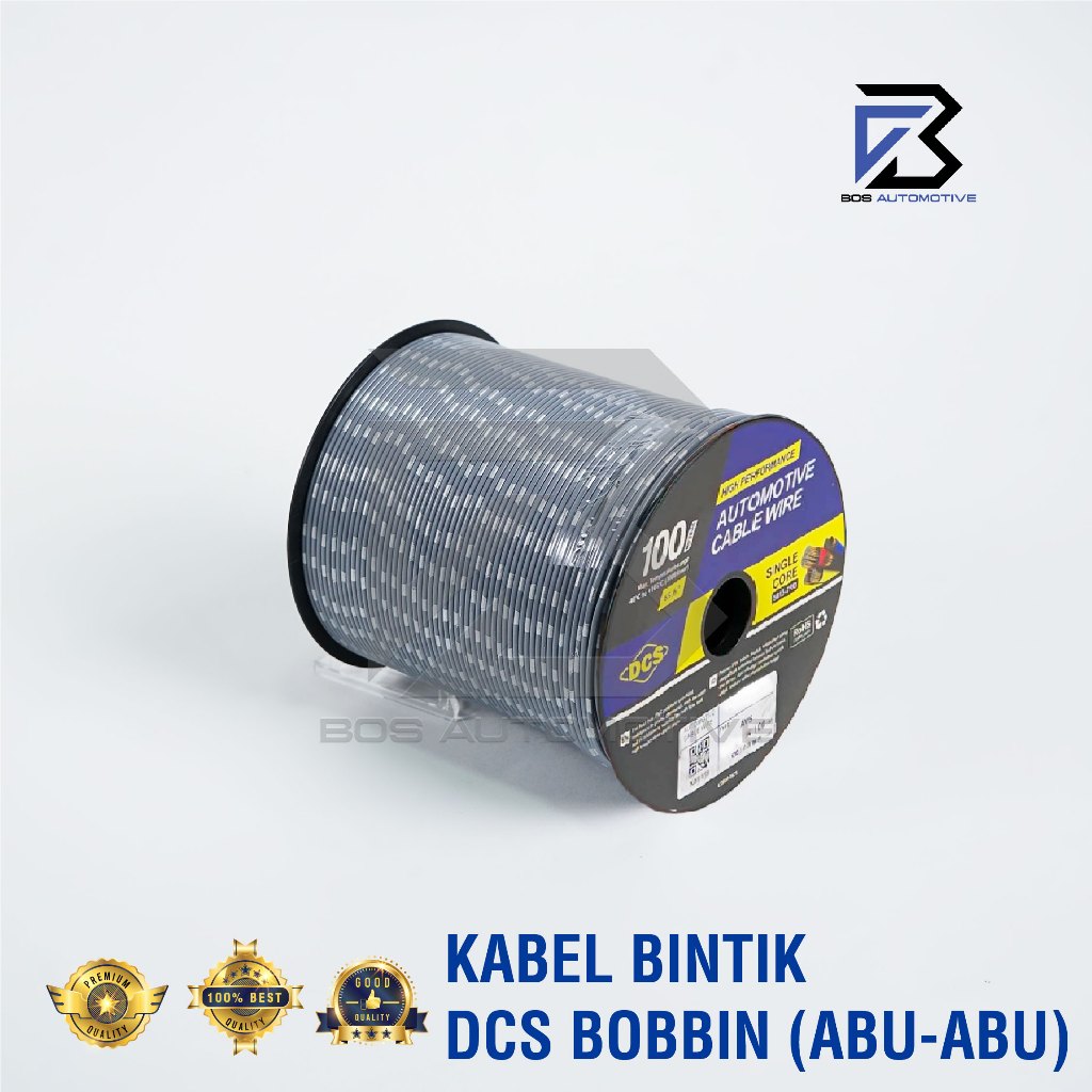 Kabel Bintik 0.5MM x 100M DCS Kabel Otomotif Body Mobil Motor Serabut Tembaga (BOBIN) - foto-variasi-10