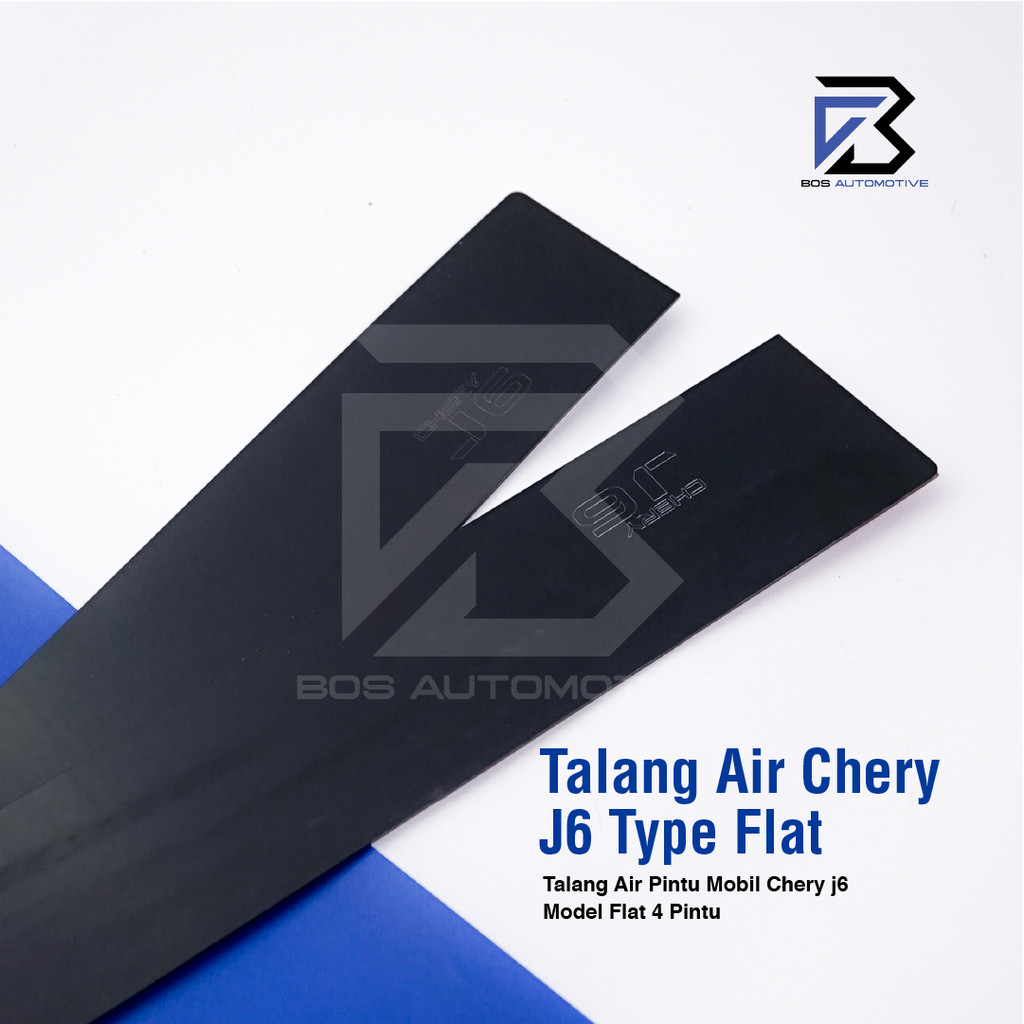 Talang Air Pintu untuk Mobil Chery J6 2024 â€“ 2025 Model Flat Rata 4 Pintu - foto-produk-1