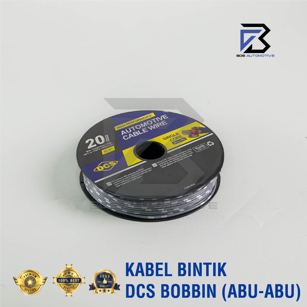 Kabel Bintik 1.5MM x 20M DCS Kabel Otomotif Body Mobil Motor Serabut Tembaga (BOBIN) - foto-variasi-6
