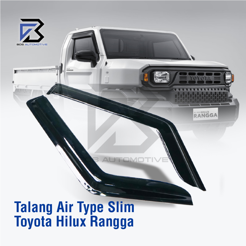 Talang Air Pintu Mobil Toyota Hilux Rangga SIngle Cabin Model Slim 2 Pintu Aklirik High Quality - foto-produk-4