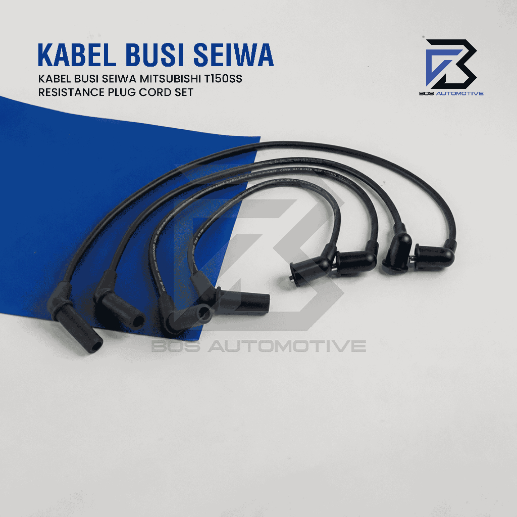 Kabel Busi SEIWA Mitsubishi Colt T150SS Karburator MD143880 Resistance Plug Cord Set - foto-produk-1