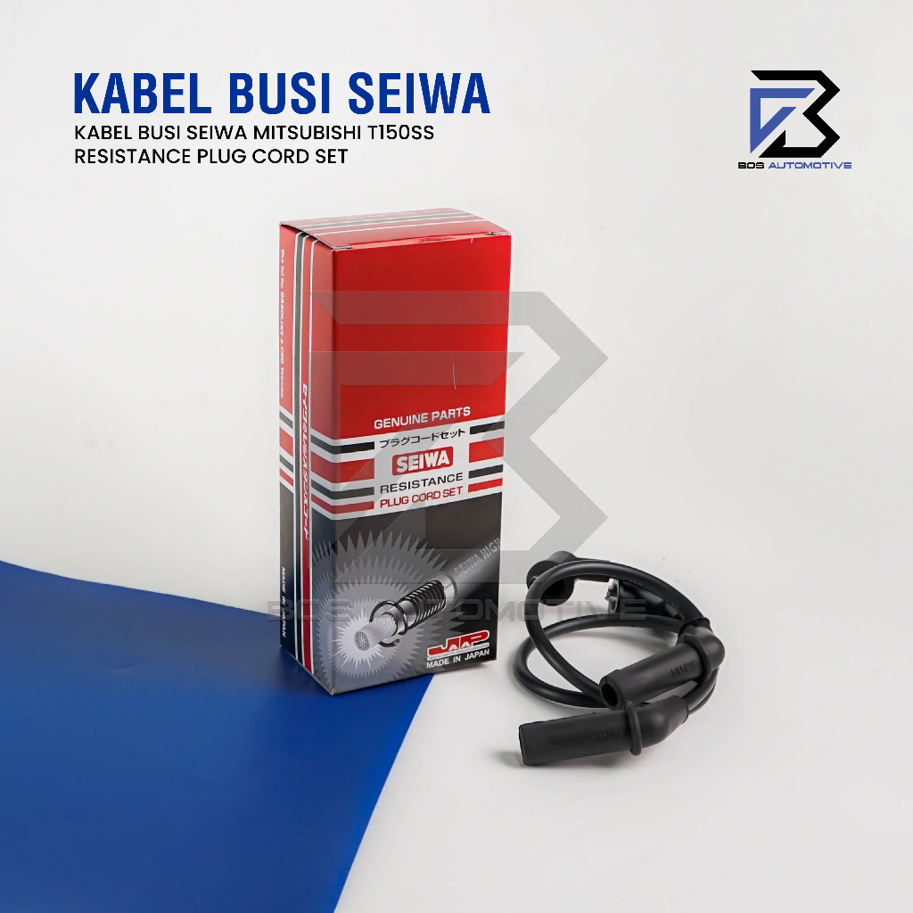 Kabel Busi SEIWA Mitsubishi Colt T150SS Karburator MD143880 Resistance Plug Cord Set - foto-produk-4