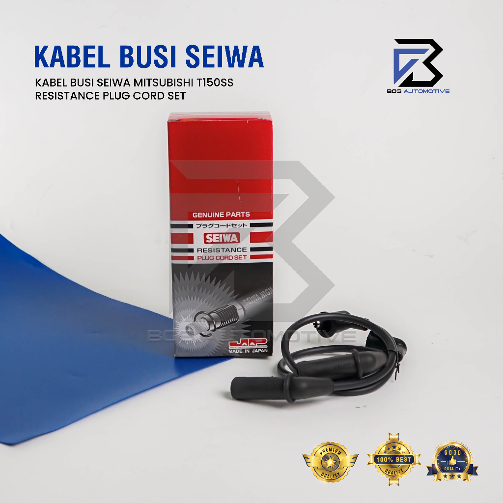 Kabel Busi SEIWA Mitsubishi Colt T150SS Karburator MD143880 Resistance Plug Cord Set