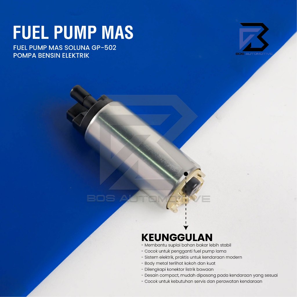 Fuel Pump MAS Toyota Kijang 7K EFI Soluna GIP-502 Pompa Bensin Elektrik High Quality Electric Fuel Pump Mobil Injeksi - foto-produk-3