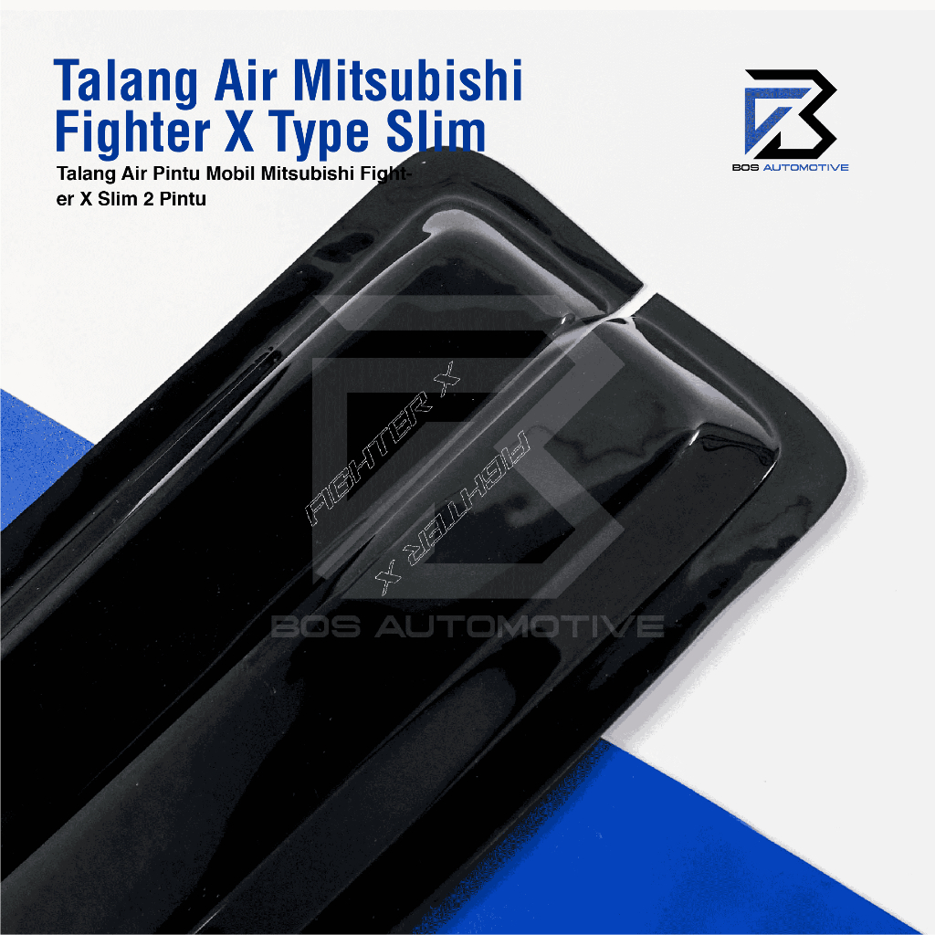 Talang Air Pintu untuk Mobil Fuso Fighter X Model Slim 2 Pintu - foto-produk-1