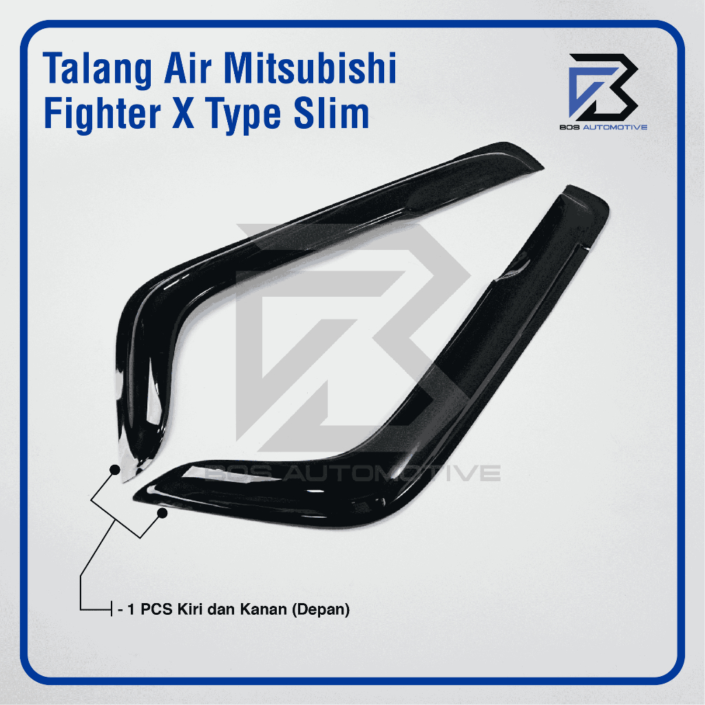 Talang Air Pintu untuk Mobil Fuso Fighter X Model Slim 2 Pintu - foto-produk-3