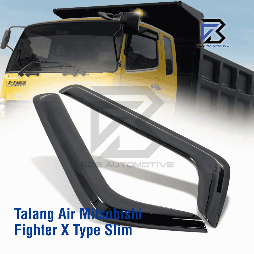 Talang Air Pintu untuk Mobil Fuso Fighter X Model Slim 2 Pintu - foto-produk-4