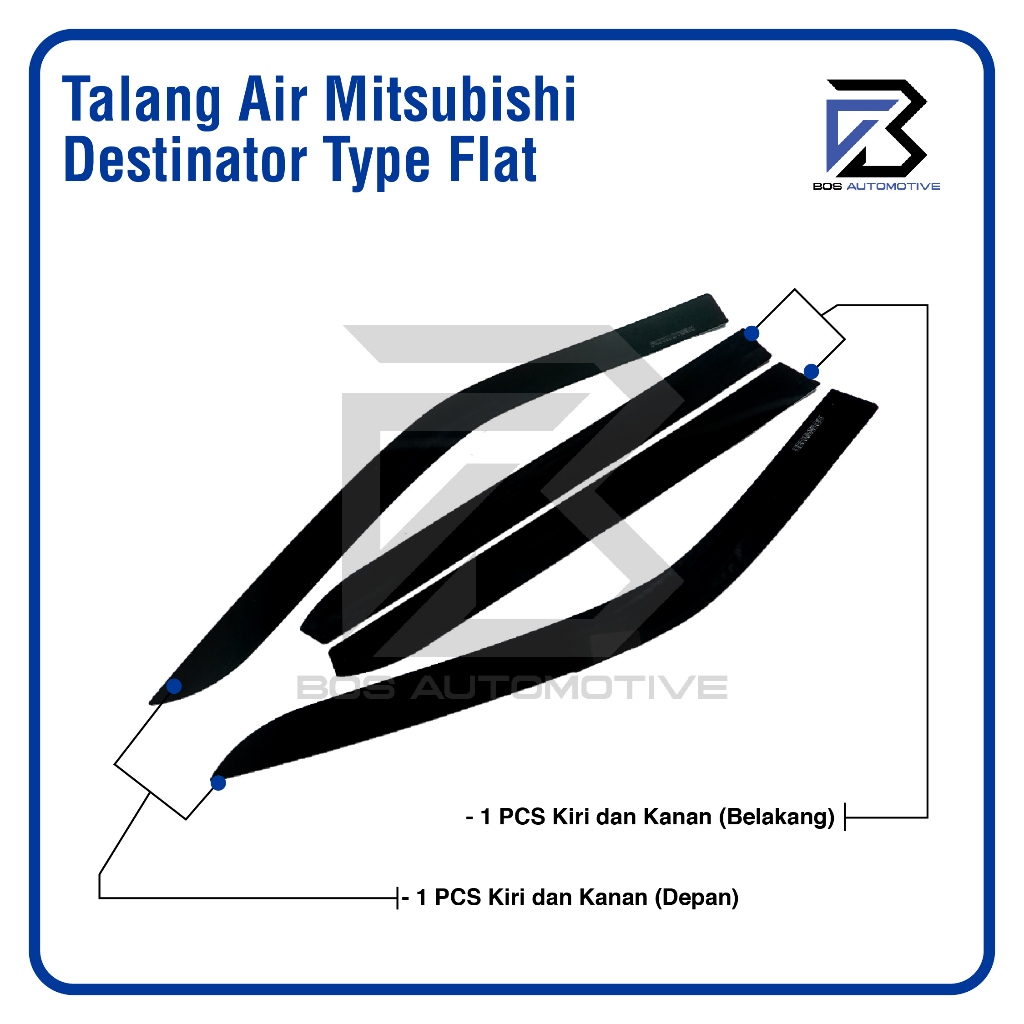 Talang Air Pintu Mobil Mitsubisi Destinator 2025 â€“ 2026 Model Flat 4 Pintu - foto-produk-4