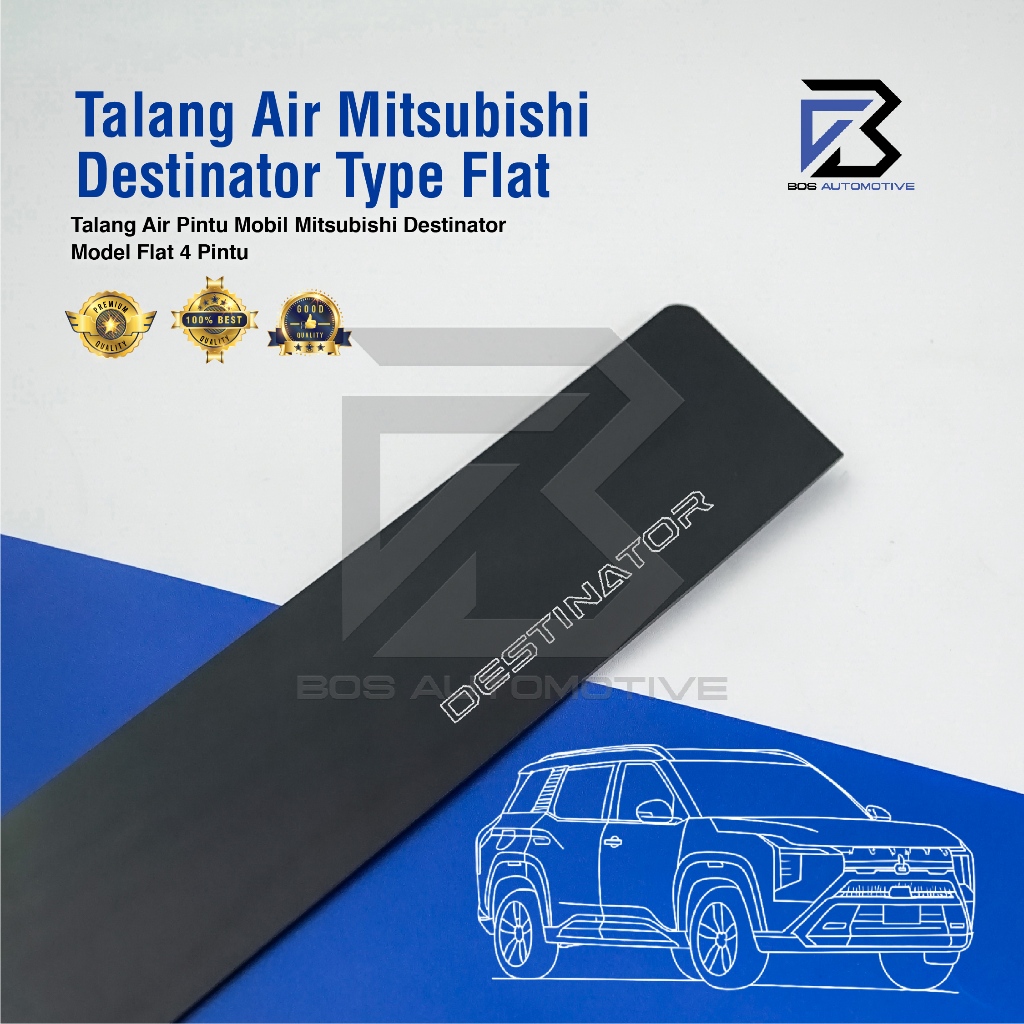 Talang Air Pintu Mobil Mitsubisi Destinator 2025 â€“ 2026 Model Flat 4 Pintu - foto-sampul