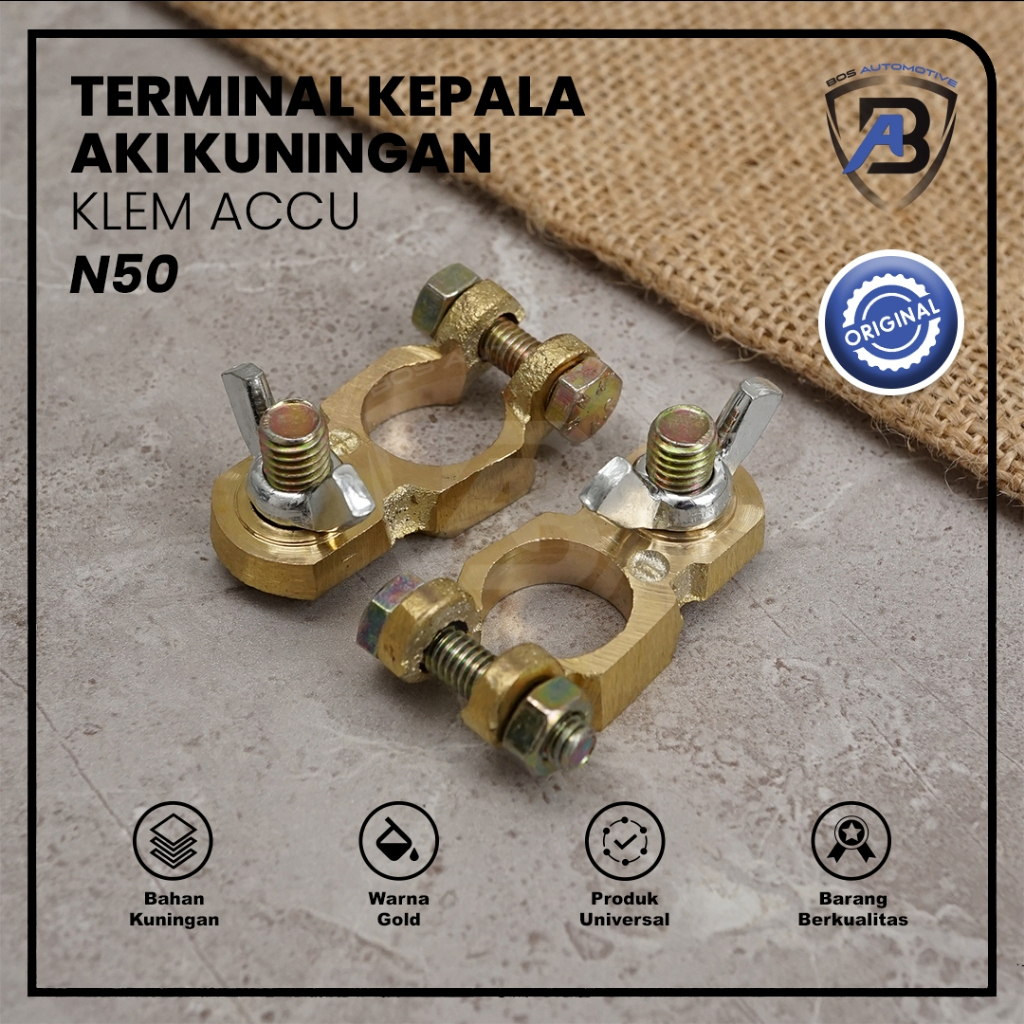 Terminal Kepala Aki Kunigan / Klem ACCU/ N40 / N50 / N70 High Quality - foto-variasi-3