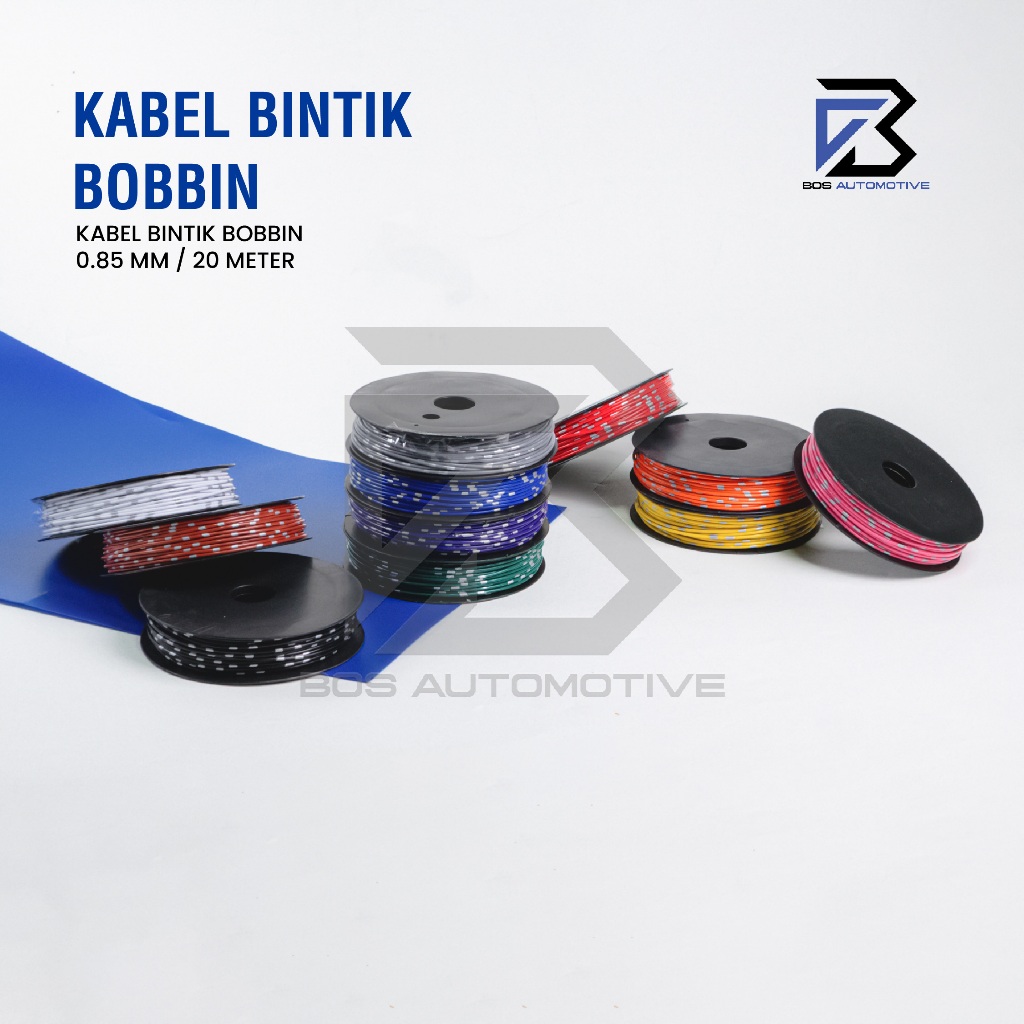 Kabel Bintik AVSS 0.85MM x 20M Kabel Otomotif Body Mobil Motor Serabut Tembaga Murni (Bobin) - foto-produk-3
