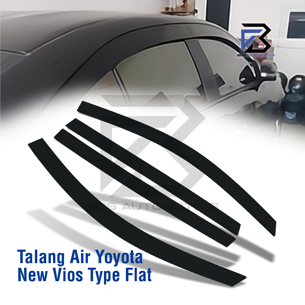 Talang Air Pintu Mobil Toyota New Vios 2008 â€“ 2012 Model Flat 4 Pintu - foto-produk-5