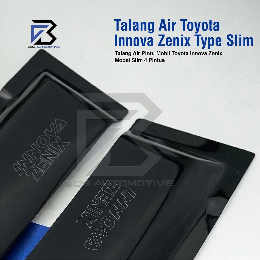 Talang Air Pintu untuk Mobil Innova Zenix 2022 â€“ 2025 Model Slim 4 Pintu - foto-produk-1