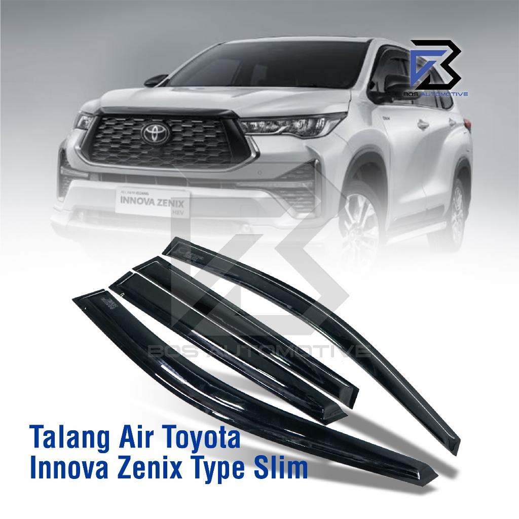 Talang Air Pintu untuk Mobil Innova Zenix 2022 â€“ 2025 Model Slim 4 Pintu - foto-produk-4