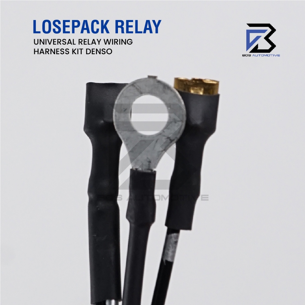 Kabel Relay Losepack Denso Universal Wiring Harness Kit Mobil Motor 12V - foto-produk-2