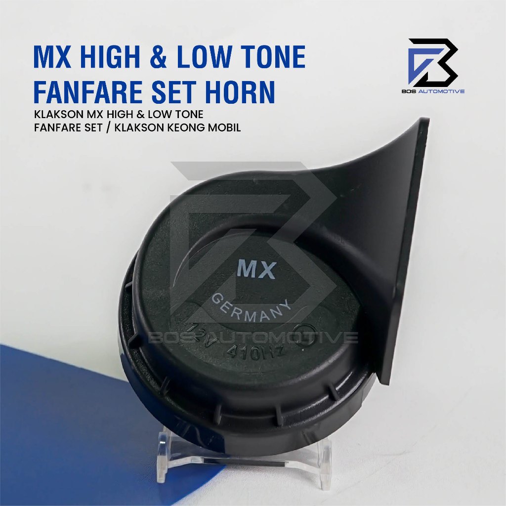 Klakson MX LT1128 Keong High Low Tone FanFare Set 12V Suara Nyaring Keras Klakson Mobil Motor - foto-produk-3