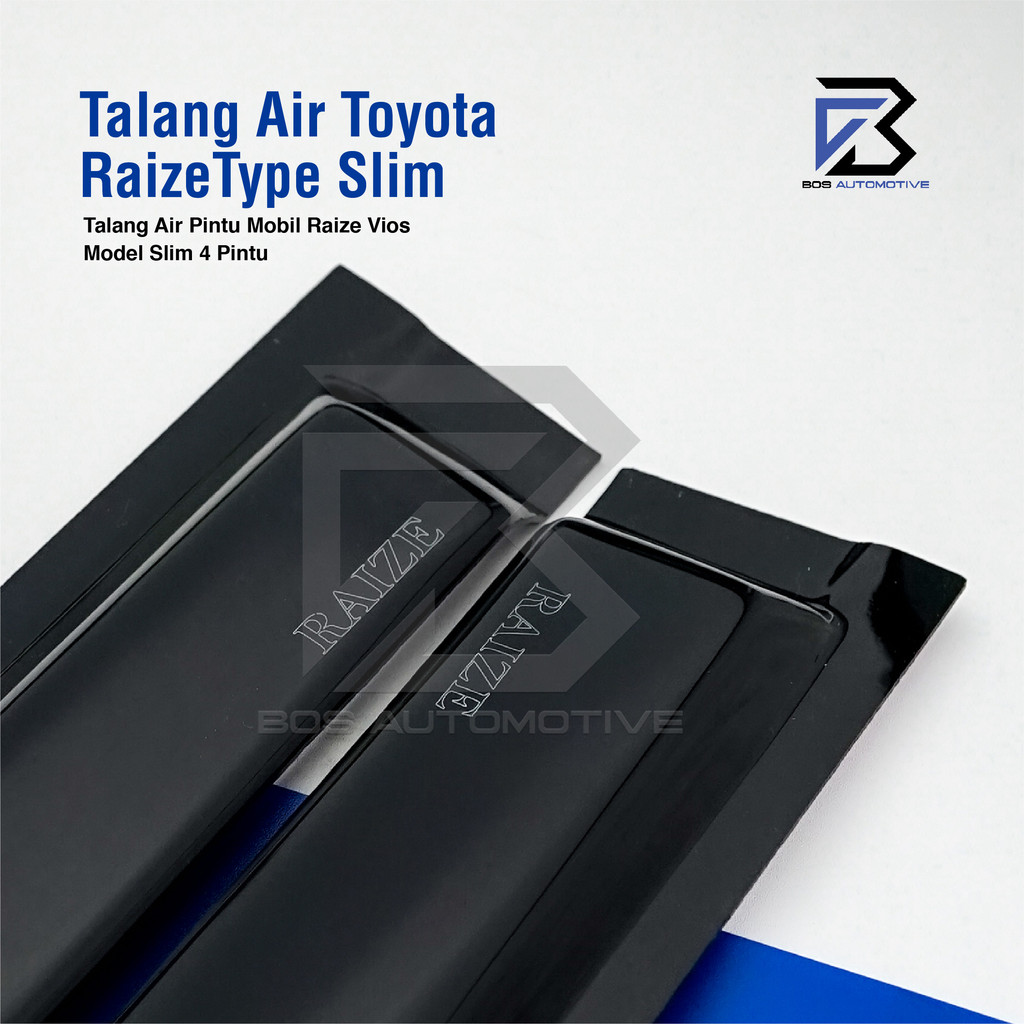 Talang Air Pintu Mobil Toyota Raize 2021 - 2025 Model Slim 4 Pintu - foto-produk-1