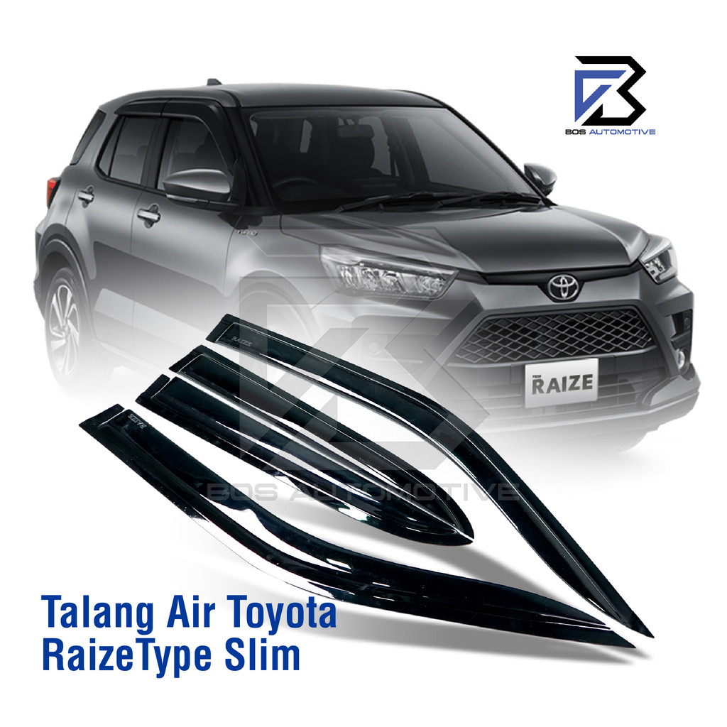 Talang Air Pintu Mobil Toyota Raize 2021 - 2025 Model Slim 4 Pintu - foto-produk-4