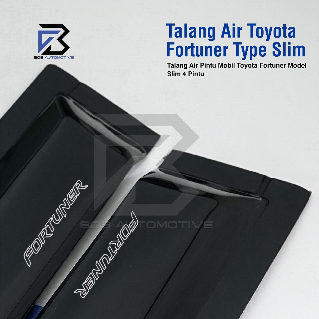 Talang Air Pintu Mobil Toyota Fortuner Lama 2004 â€“ 2015 Model Slim 4 Pintu - foto-produk-1