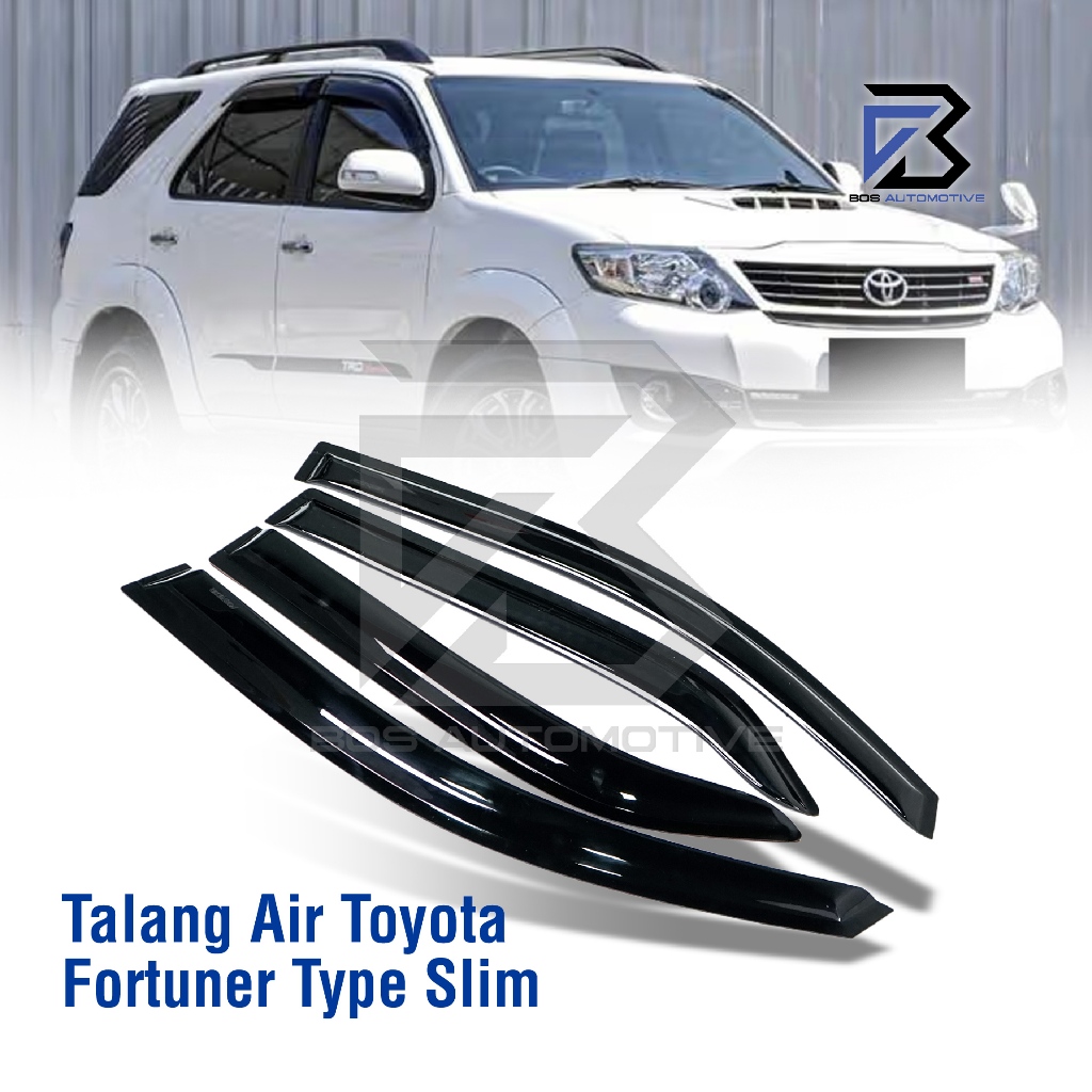 Talang Air Pintu Mobil Toyota Fortuner Lama 2004 â€“ 2015 Model Slim 4 Pintu - foto-produk-4