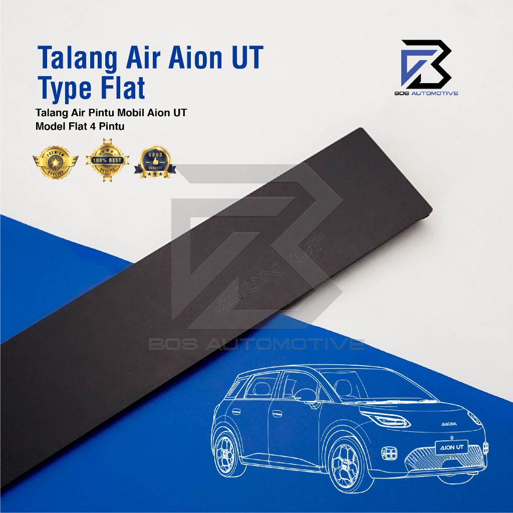 Talang Air Pintu Mobil AION UT 2025 - 2026 Model Flat Rata 4 Pintu