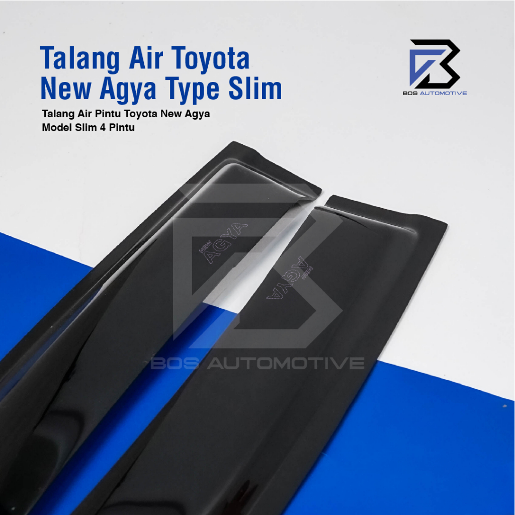 Talang Air Pintu Mobil Toyota New Agya 2022 - 2023 Model Slim 4 Pintu - foto-produk-1